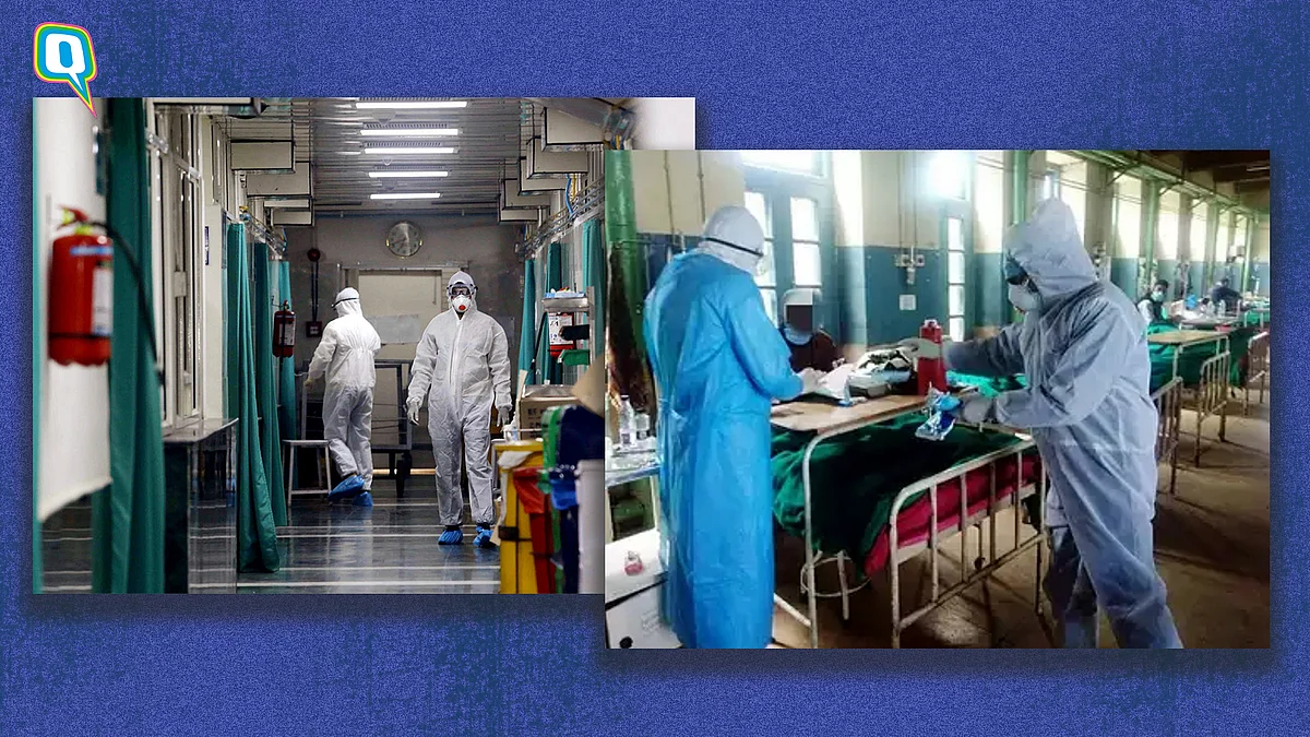 Representational images- Doctors treating COVID-19 patients 