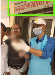 The baby seen in the pictures had a birth defect and the incident took place on 19 March in Rajasthan’s Sirohi.