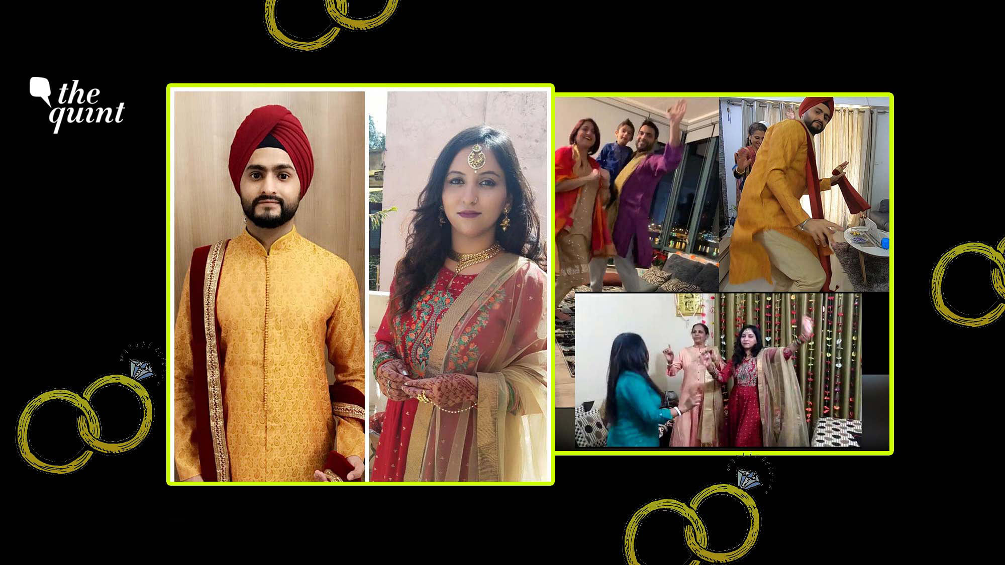 Preet Singh and Neet Kaur got married over a zoom call.
