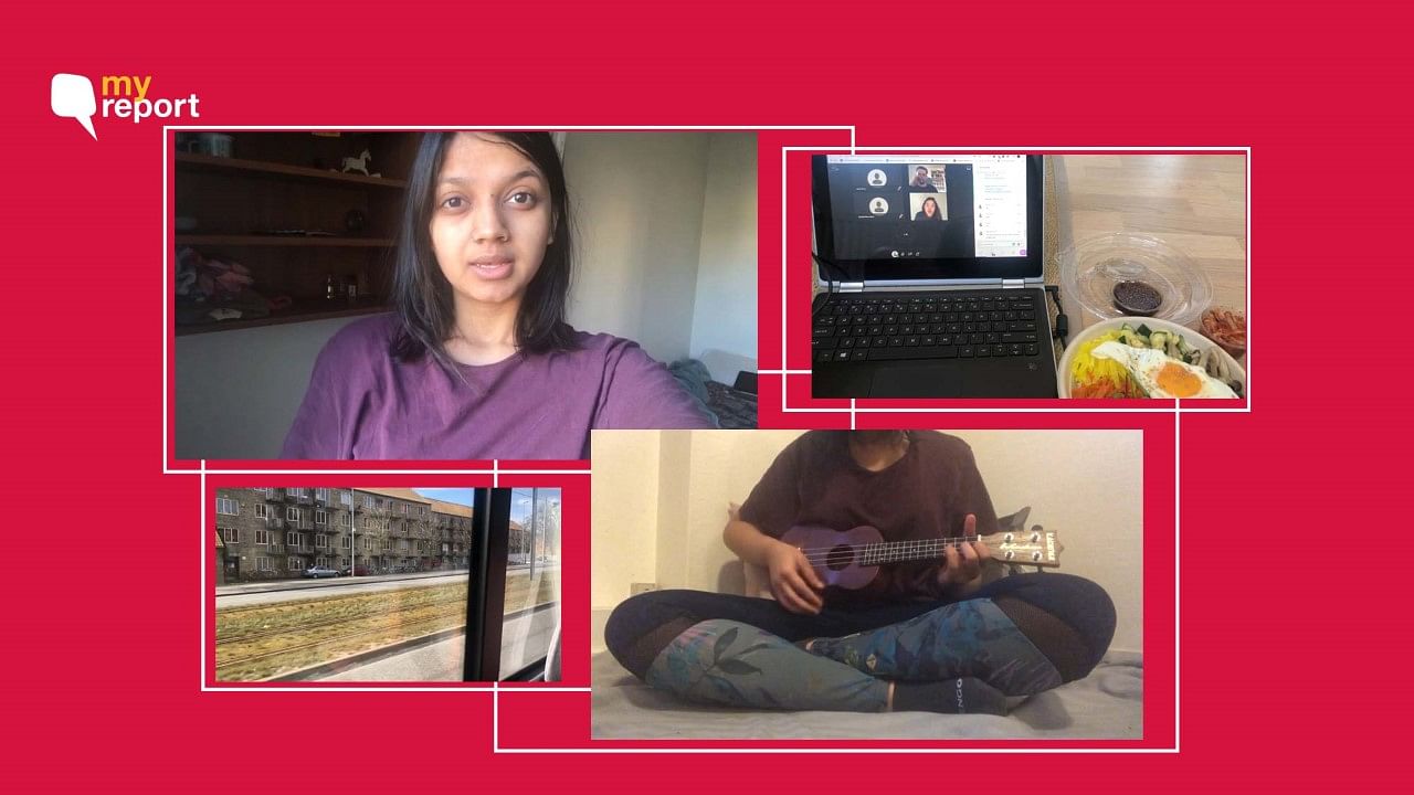 Snigdha Bansal vlogs her a day in her life as a student amid lockdown in Denmak.