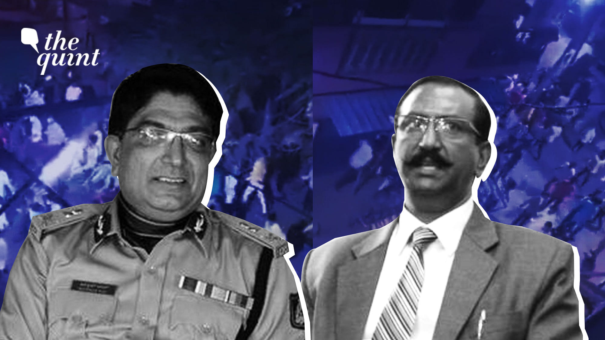 Bengaluru police commissioner Bhaskar Rao and BBMP Commissioner Anil Kumar.&nbsp;