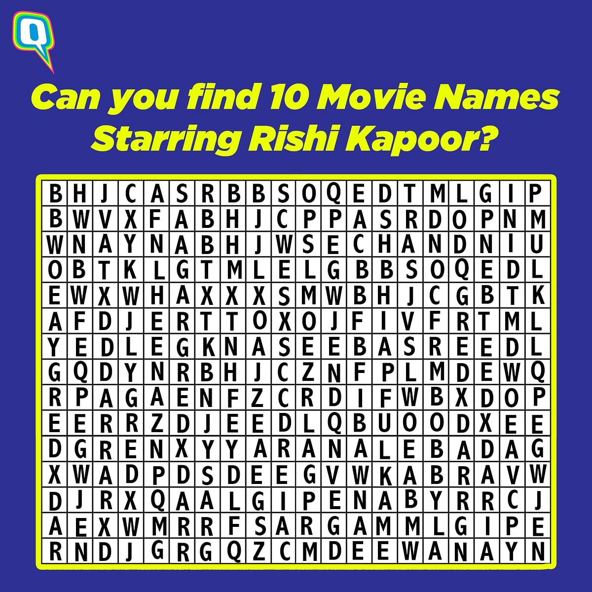 Can you guess names of movies starring Rishi Kapoor?