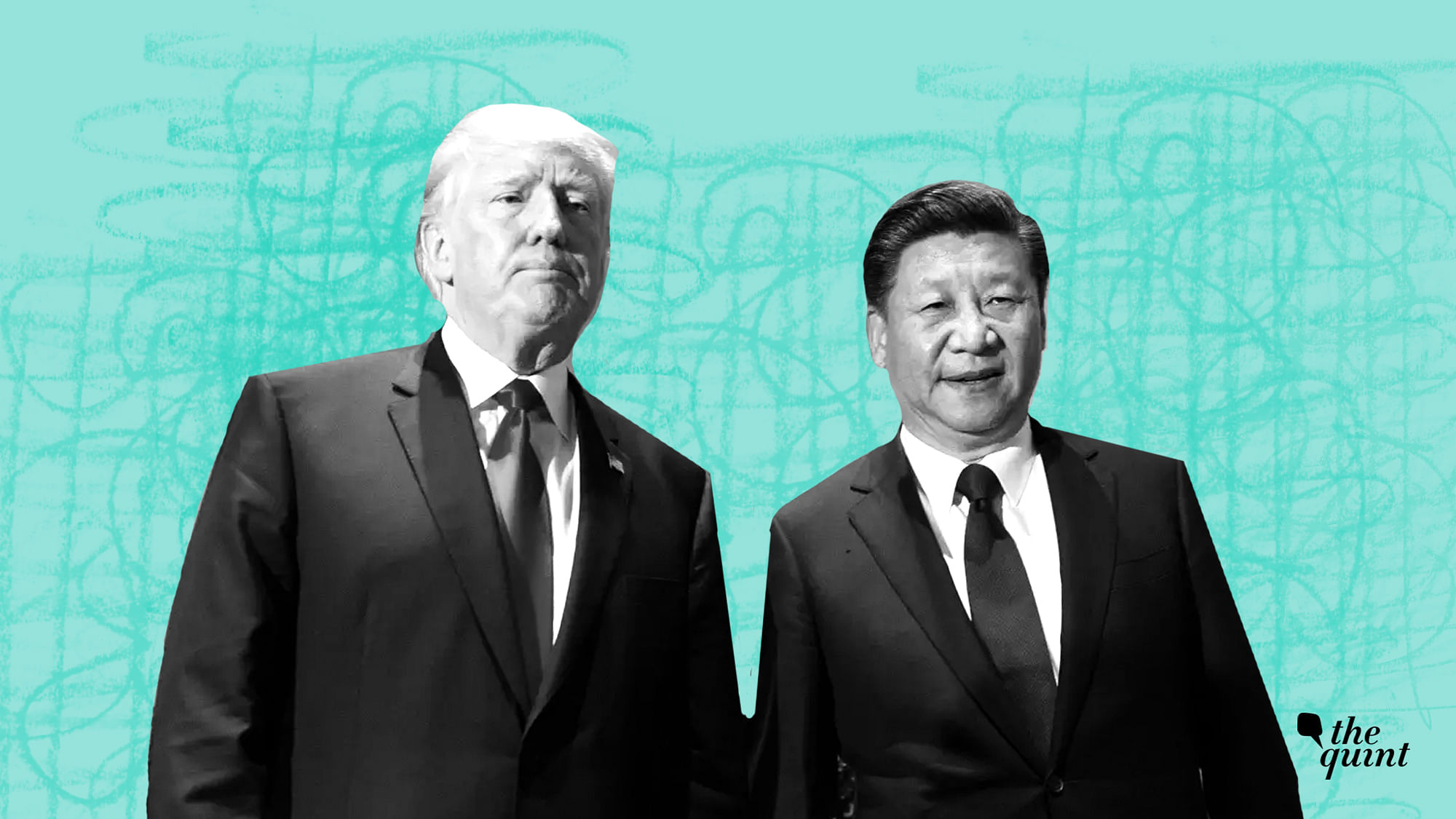 (From left to right) US President Donald Trump and Chinese President Xi Jinping.&nbsp;
