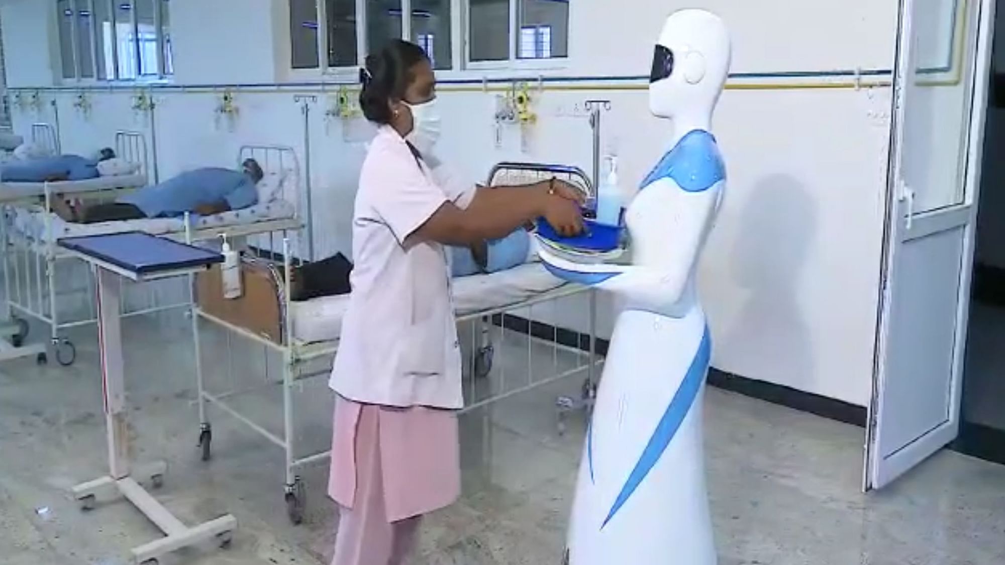 A Coimbatore-based company is creating robots to disinfect spaces with UV rays and provide medicines in isolation wards.