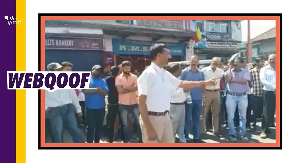 A 2018 video has been re-shared as a call to boycott Muslim businesses in Kodagu, during the COVID-19 lockdown.
