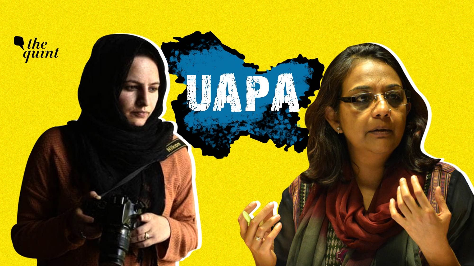 Anuradha Bhasin slammed the UAPA charge against Kashmiri photojournalist Masrat Zahra.