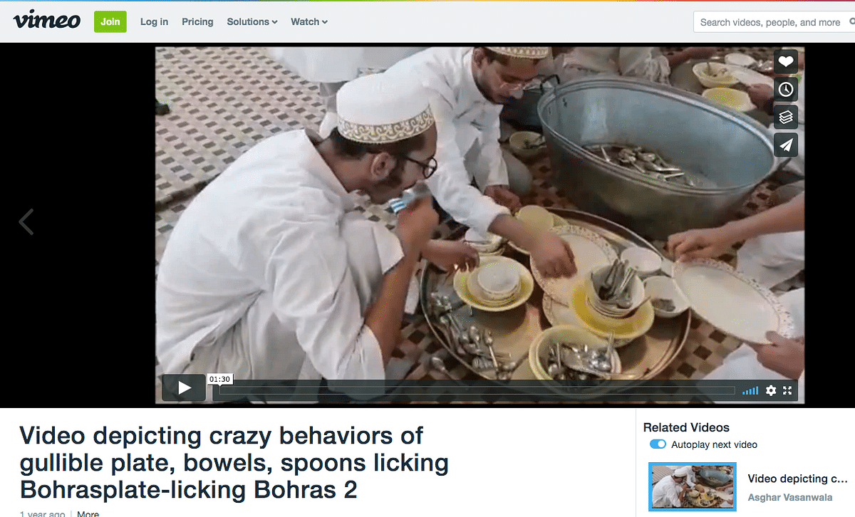 A video of some men licking utensils is going viral with the claim that it shows them trying to spread coronavirus. 