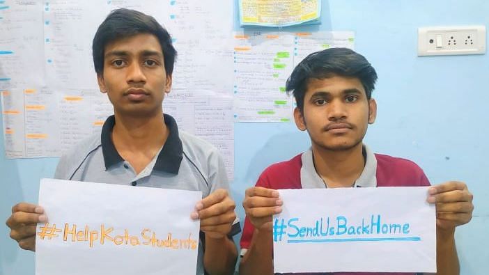 Students stranded in the coaching town of Kota have requested PM Modi and other CMs to let them go back home.