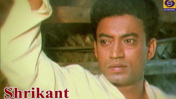 Irrfan Khan in 1987 TV serial Shrikant.