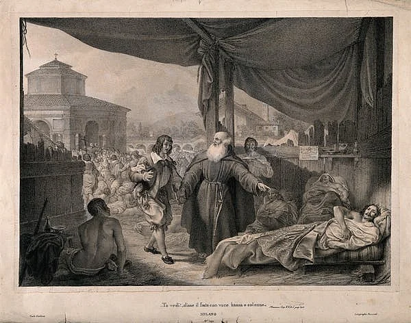 The great plague of Milan in 1630 spawned talk of conspiracy.