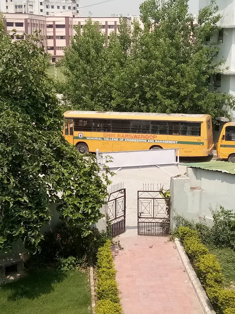 A photo taken of the Ramswaroop College of Engineering and Management, declared a temporary jail by UP government in April 2020.
