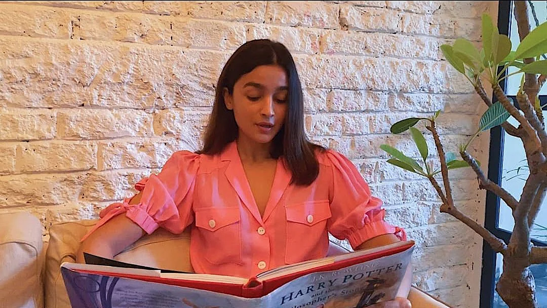 Alia Bhatt reads from <i>Harry Potter and The Philosopher’s Stone</i>.