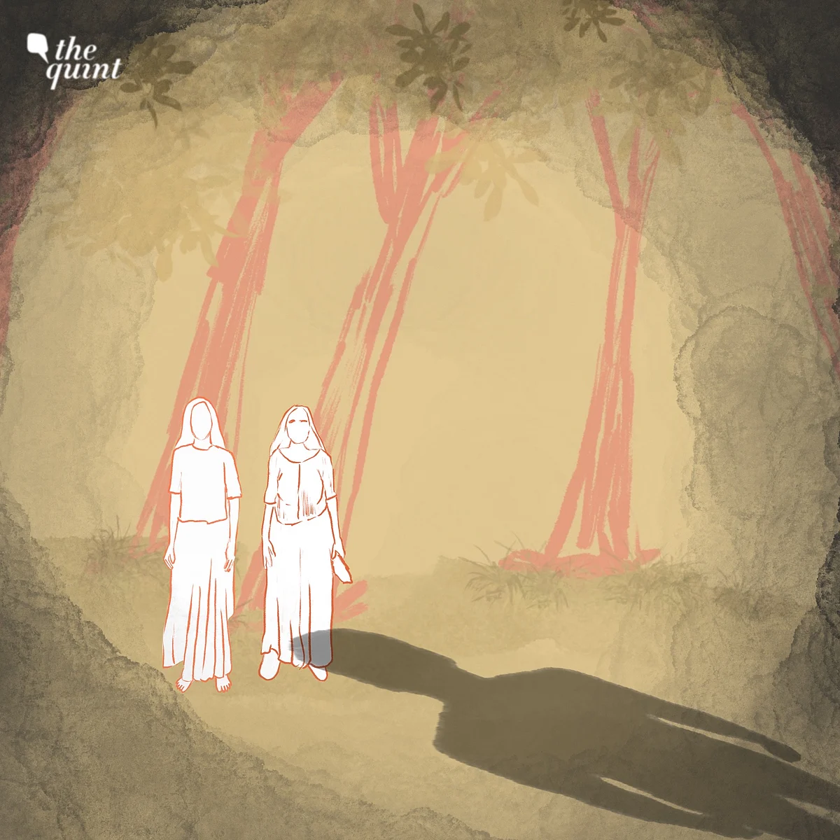 In the initial days, the man helping the two women offered them food, but as the days passed, his behaviour changed.