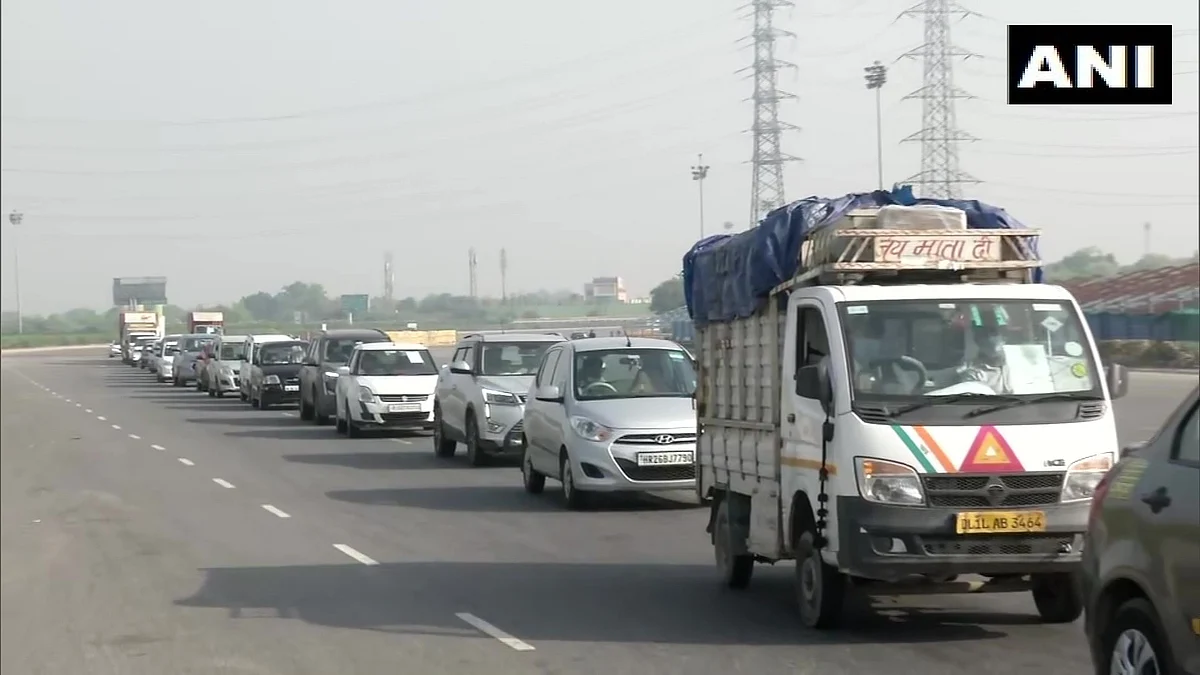 The announcement has caused traffic jams at the Dehli-Gurugram border.