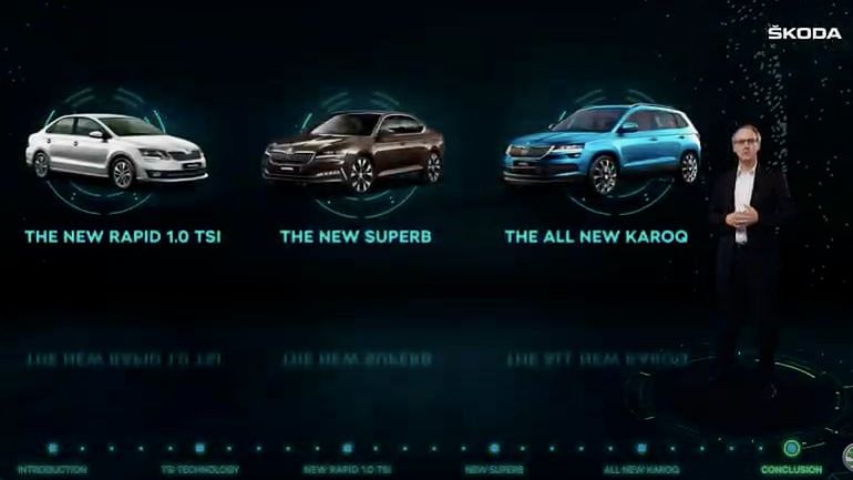 Skoda had a digital launch for its three new vehicles.&nbsp;
