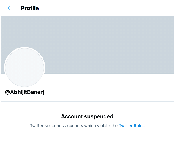 Abhijit Banerjee on Twitter? No, Economist Says Accounts Are Fake
