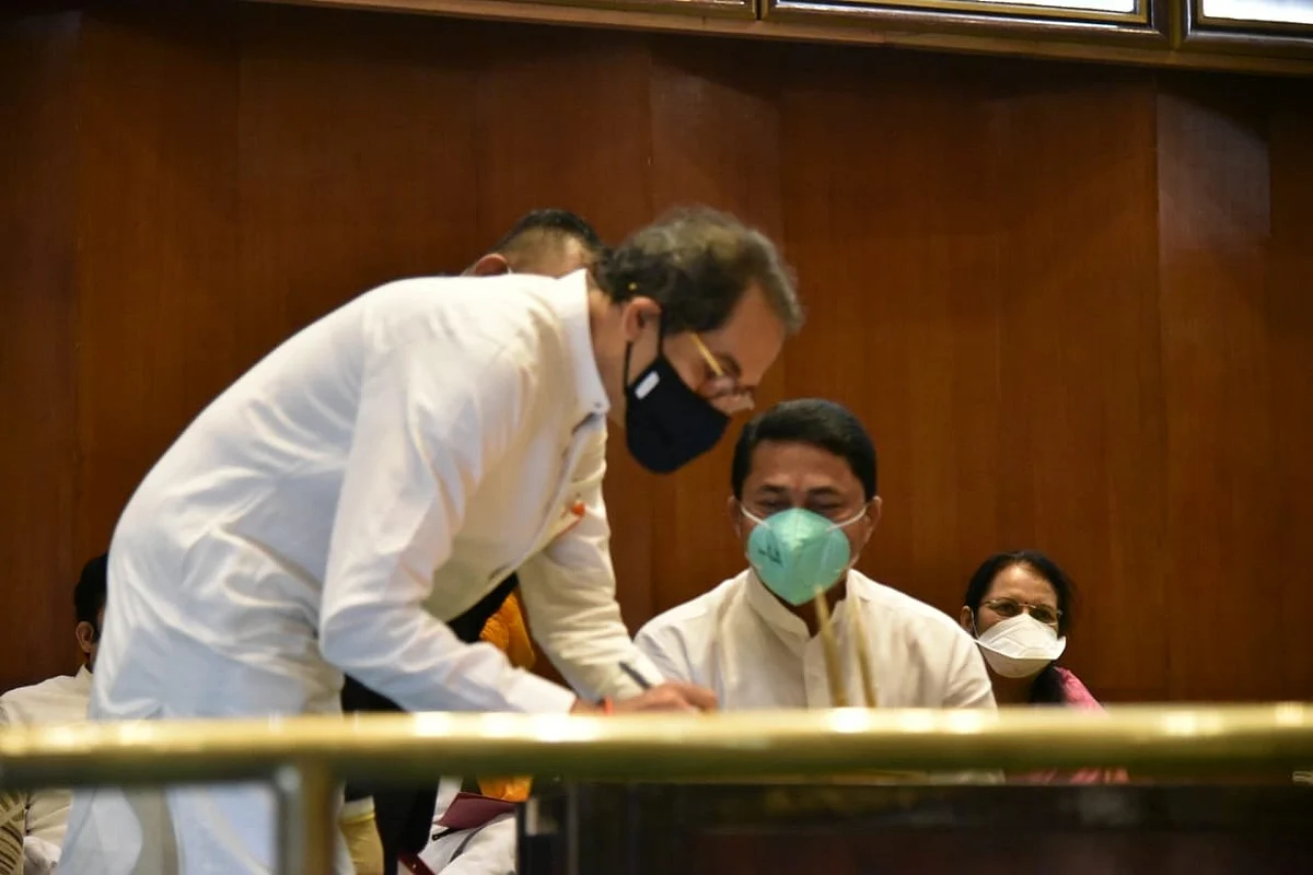 CM Uddhav Thackeray swears in as MLC