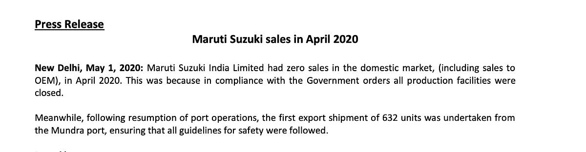 The company has suspended operations on 22 March this year. 