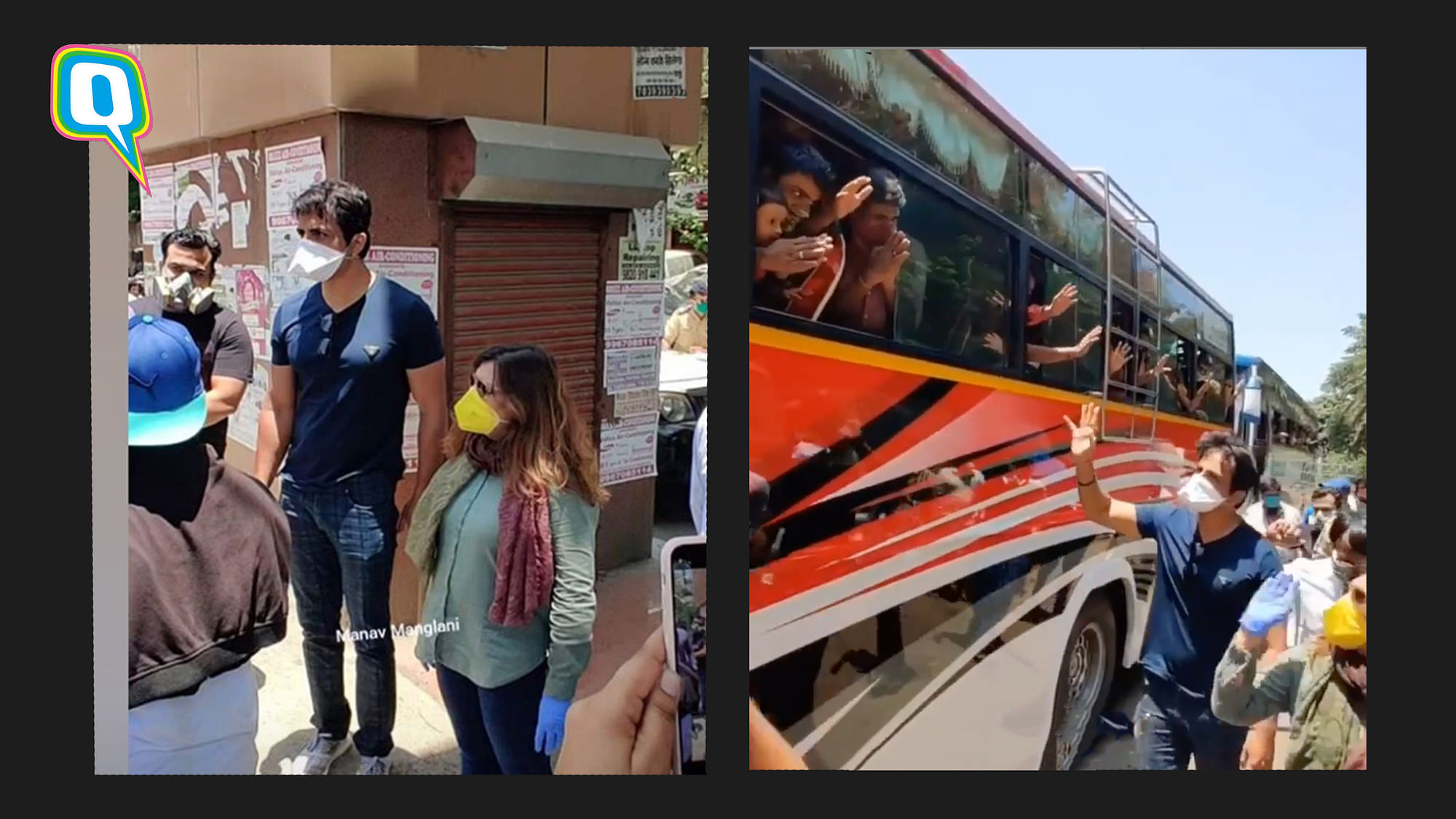 Earlier, the actor had arranged for around 10 buses for the migrant workers.