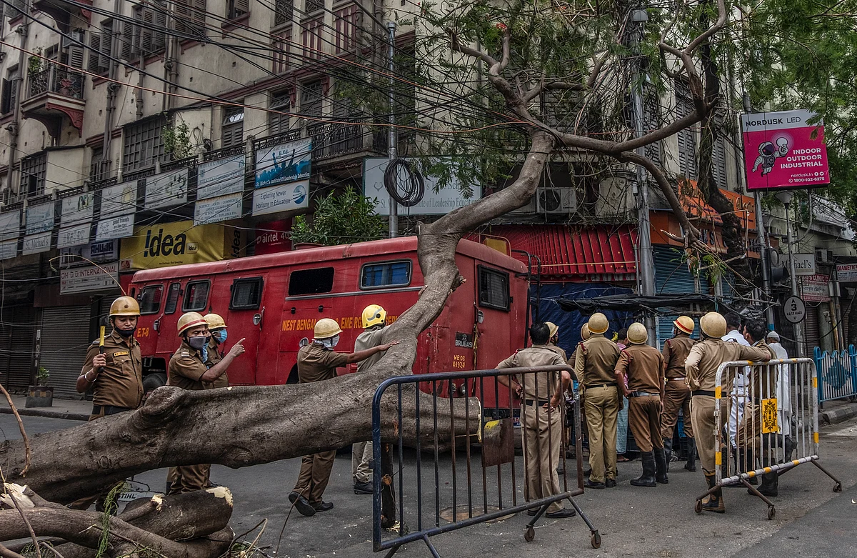 Around 300 fire personnel from Odisha have been sent to assist in relief and rescue operations.