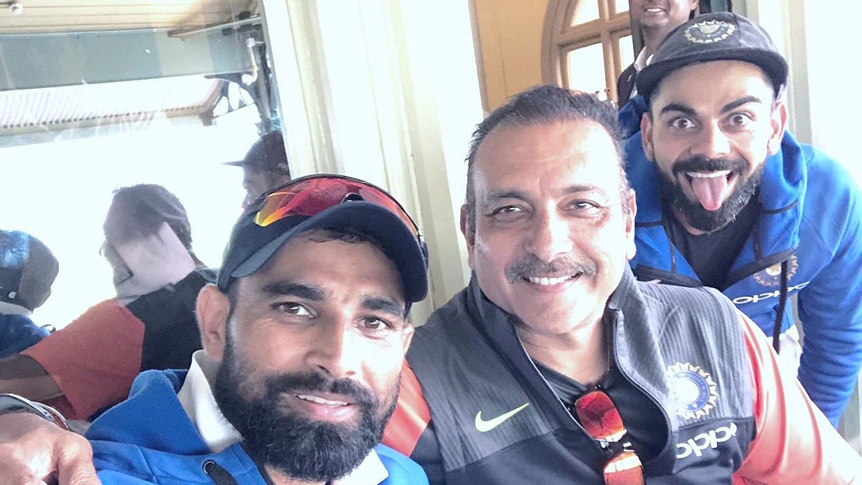 Cricketers wish Ravi Shastri as the cricket coach turns 58.