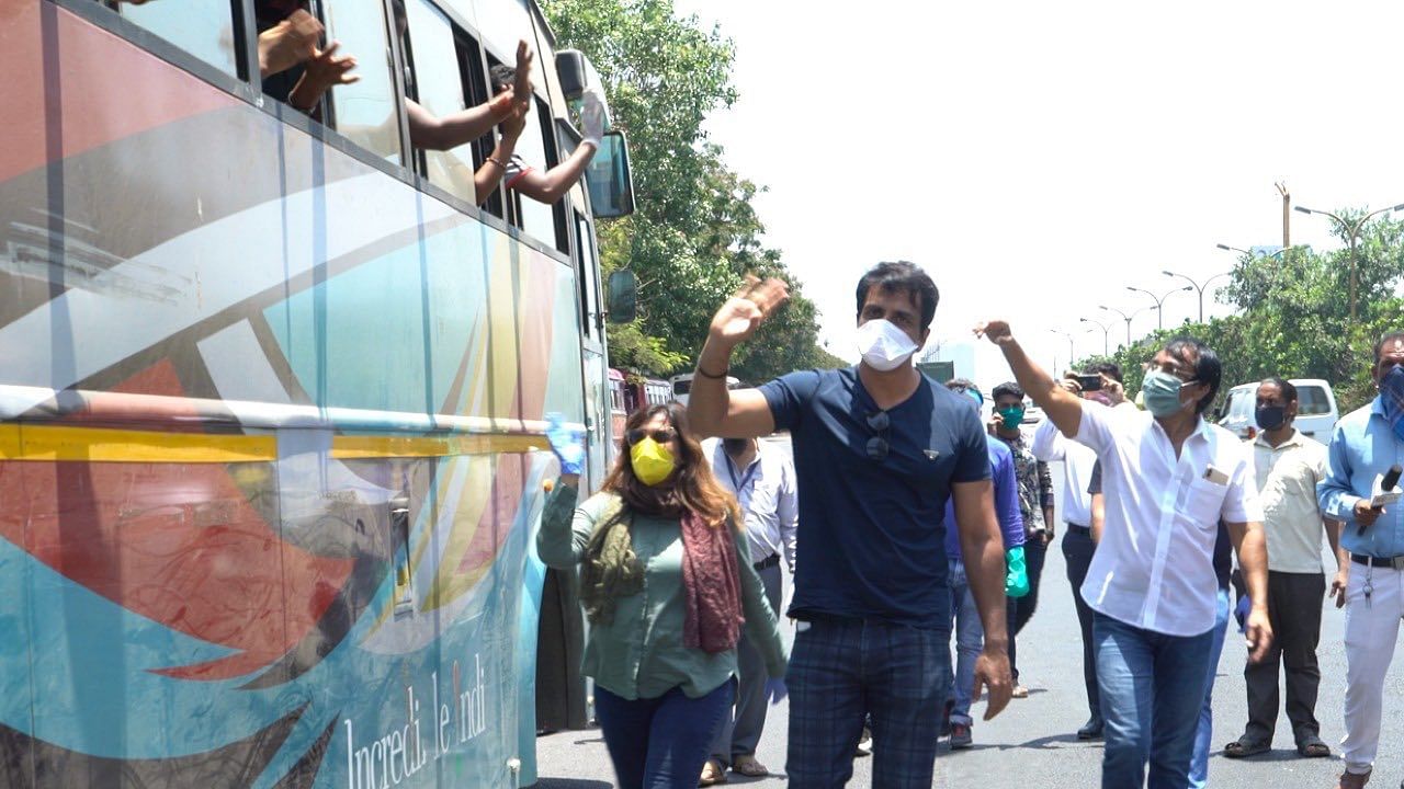 Actor Sonu Sood is helping India’s migrant workers amid coronavirus pandemic.