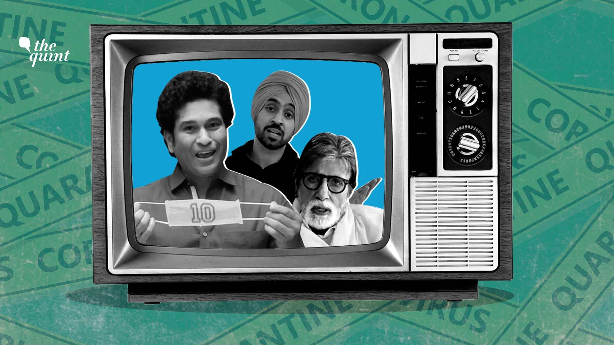 Sachin Tendulkar, Amitabh Bachchan and others have shot for ads during lockdown. 
