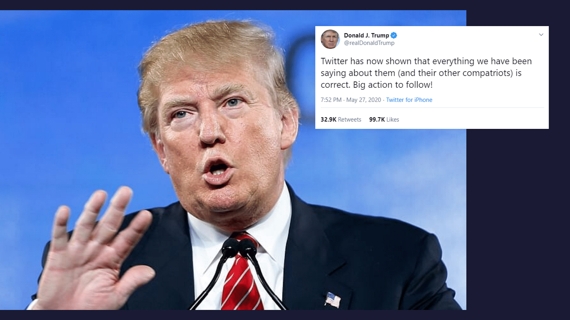 Trump Threatens to Shut ‘Social Media’ After Twitter Fact-Check His Tweets.