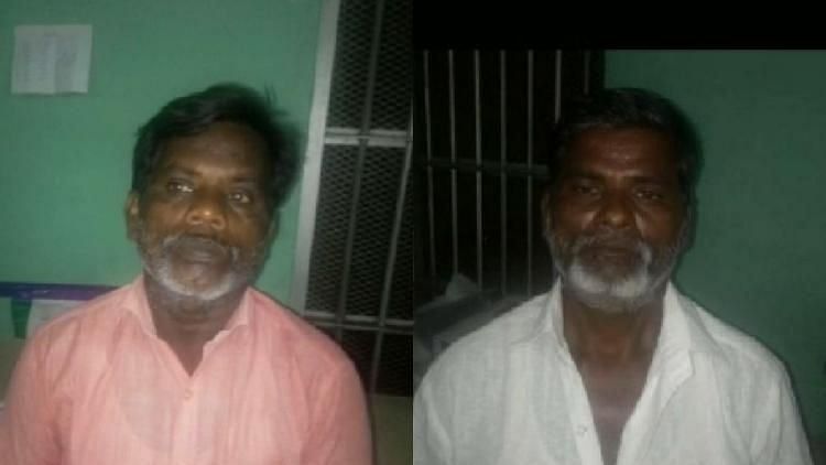The police have arrested two accused - G Murugan (52) and K Kaliyaperumal (60).