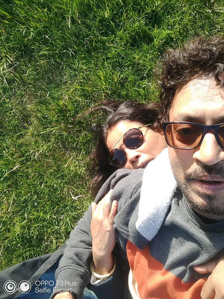 Irrfan with Sutapa Sikdar.