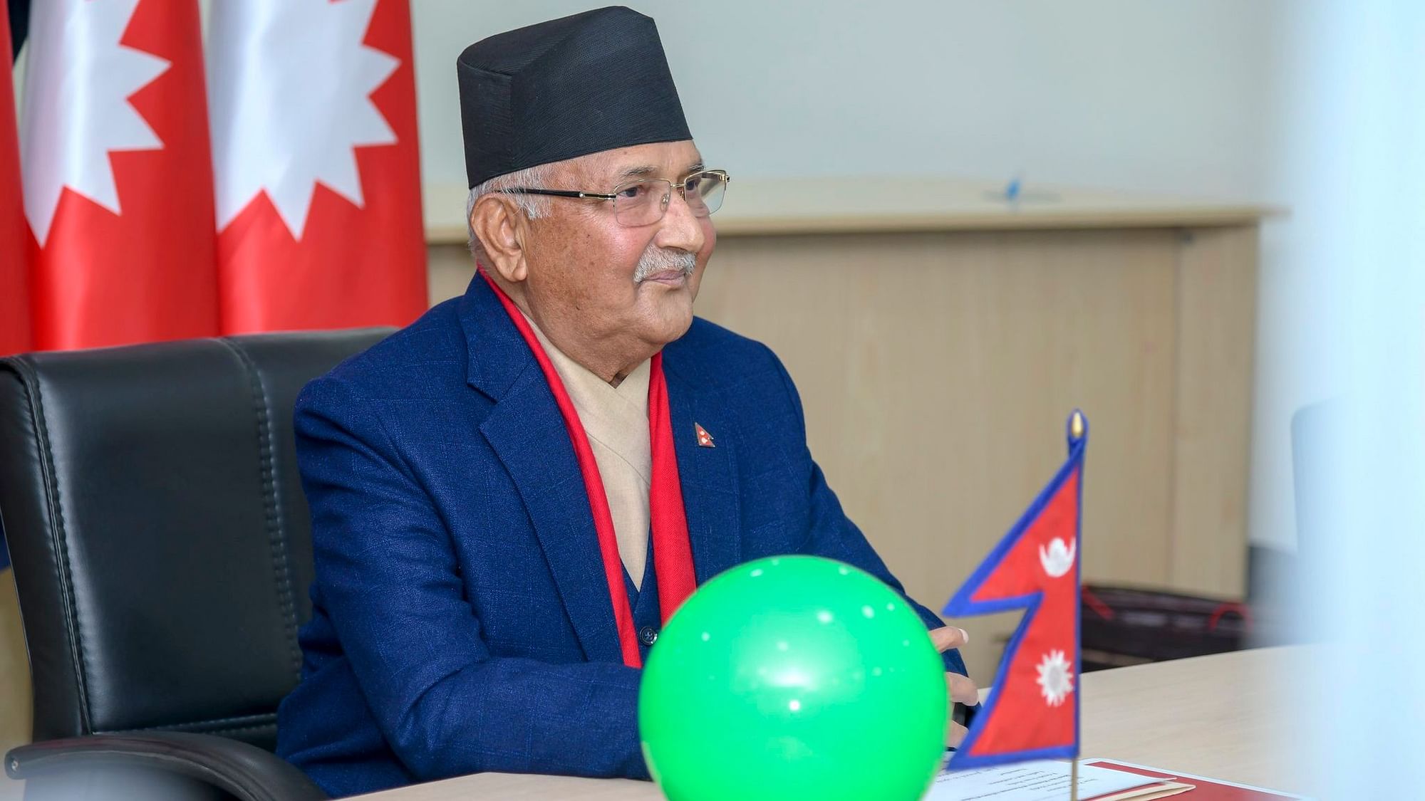 Nepal Prime Minister KP Sharma Oli.&nbsp;