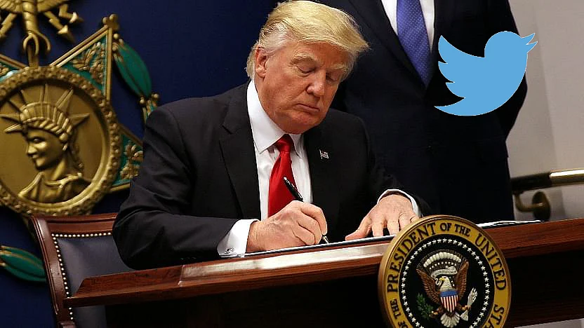 US President Donald Trump has signed an executive order targeting social media giants. 