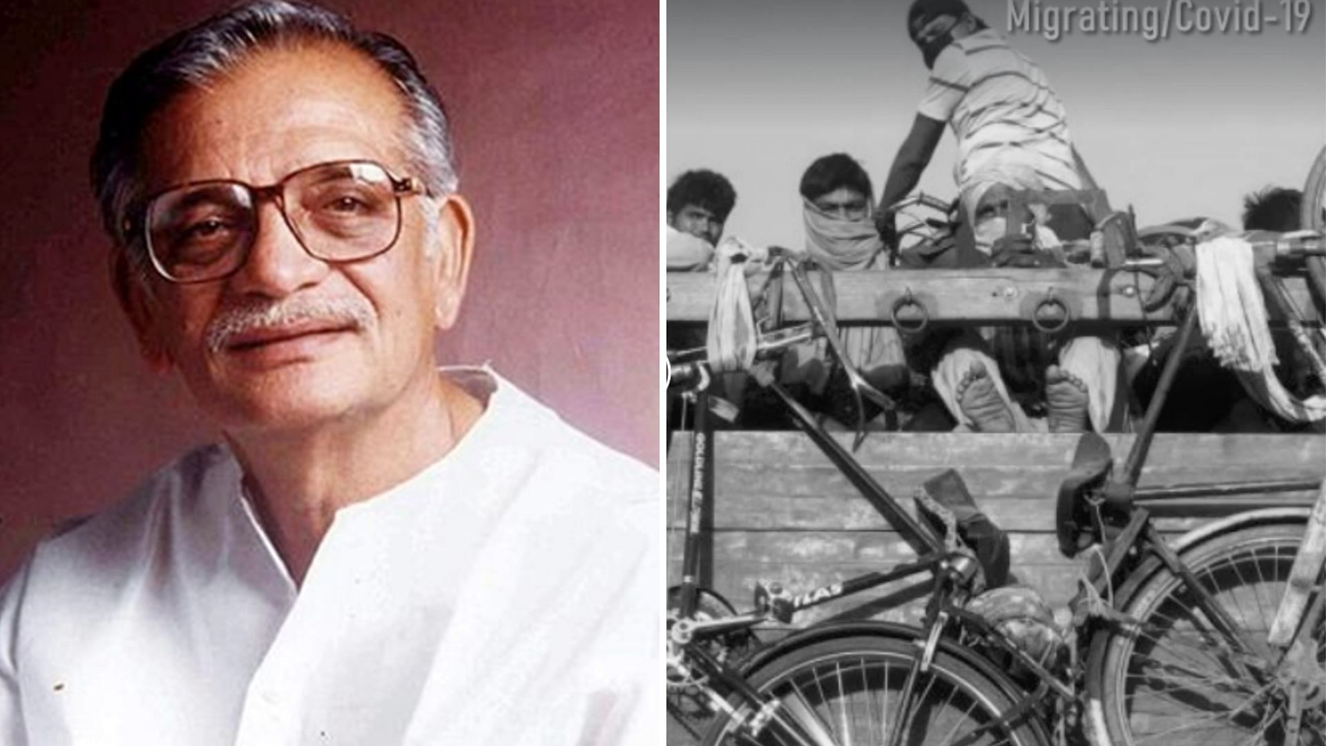Gulzar pens a poem on the plight of migrant workers in the country.&nbsp;