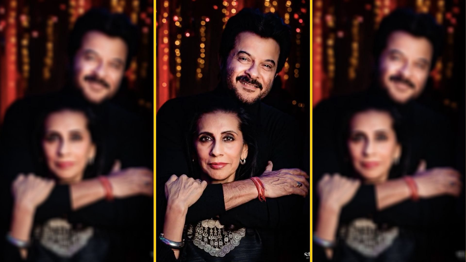 Anil Kapoor with wife Sunita.&nbsp;