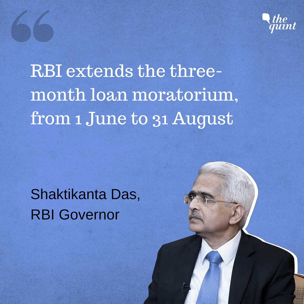 The RBI governor’s address comes just days after the Centre announced a Rs 20 lakh crore economic package.