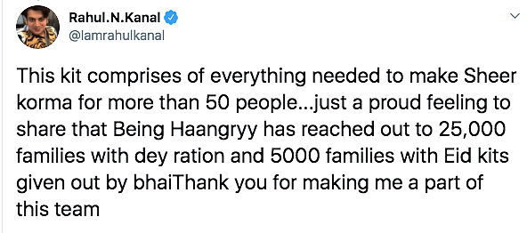 Salman Gifts Sheer Khurma Ingredients to 5,000 Families on Eid