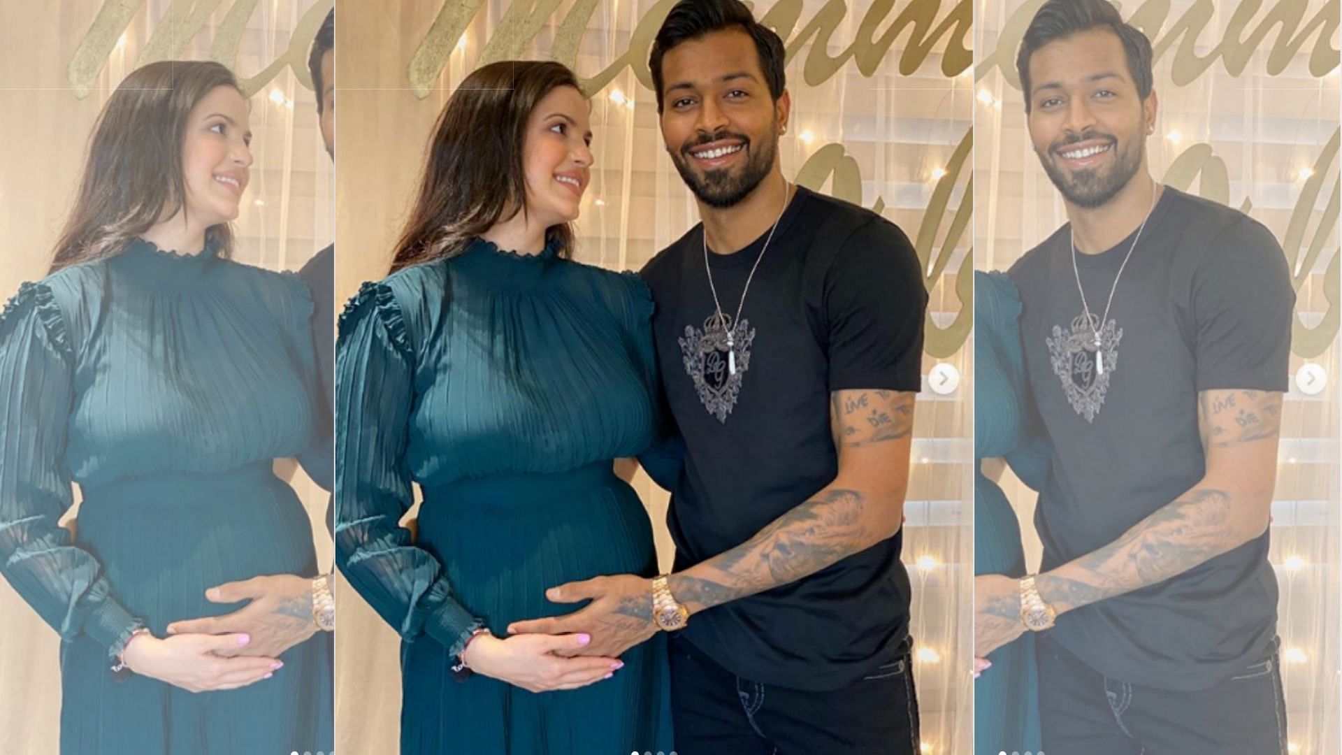 Virat Kohli led the congratulatory messages as Hardik Pandya announced he was having a baby with fiance Natasa Stankovic.