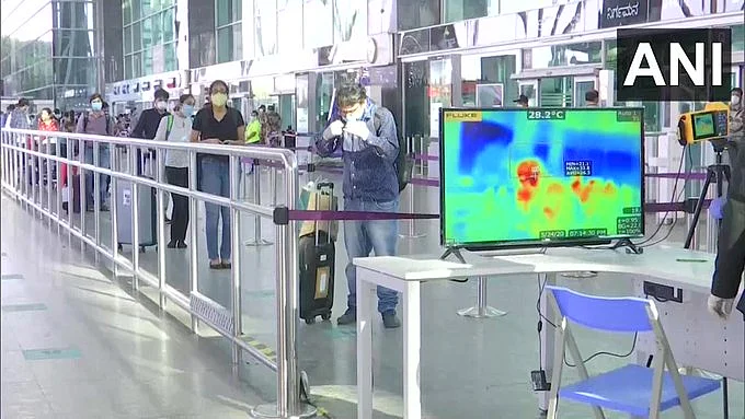 Thermal scanner have been installed at various airports to check body temperature readings of passengers.