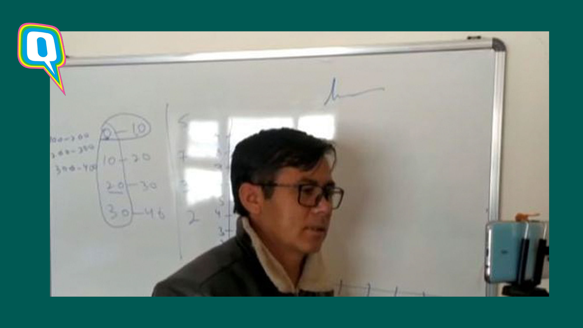 Kifayat Hussain, a math teacher from Leh&nbsp;