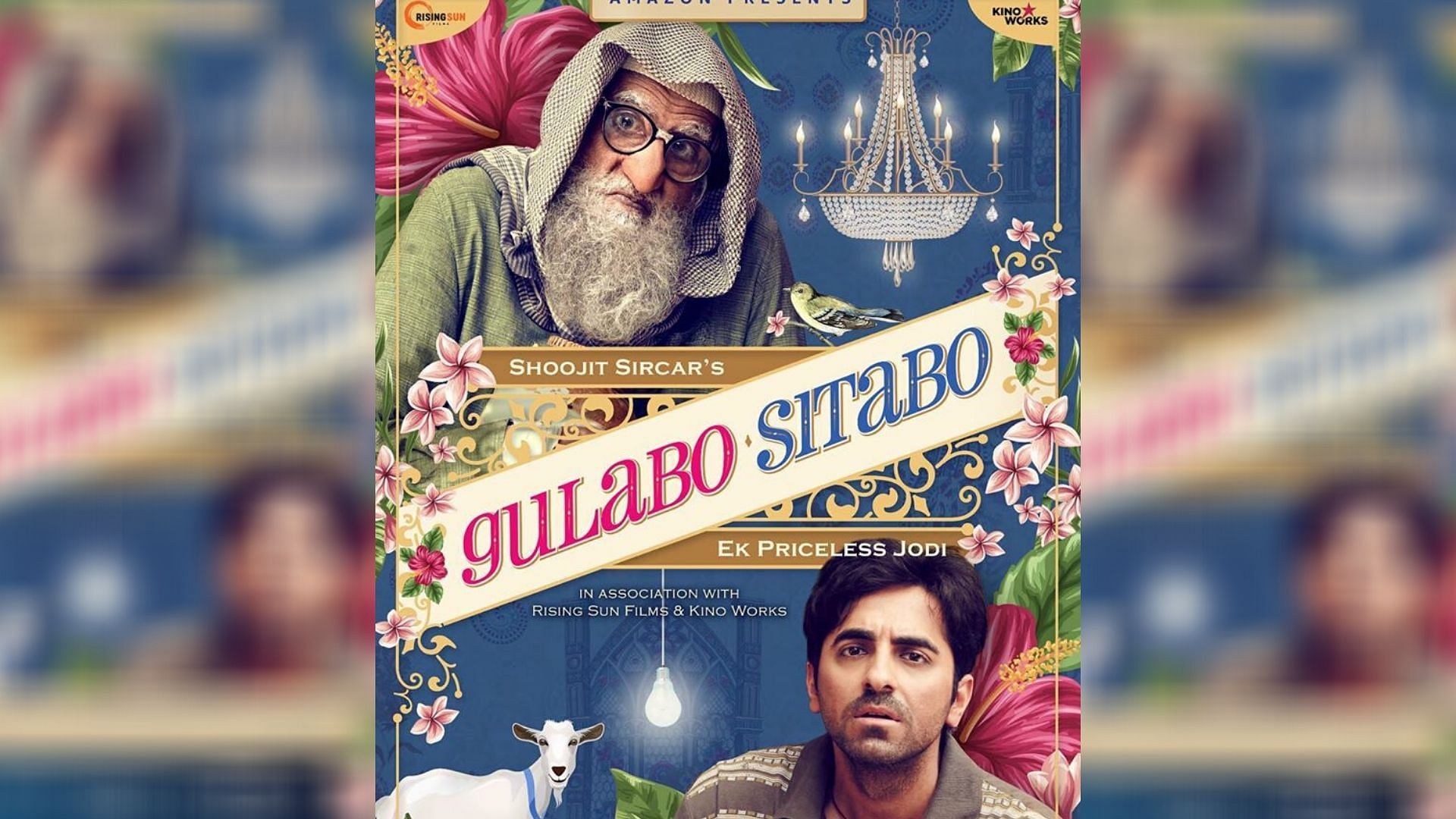 Ayushmann Khurrana and Amitabh Bachchan co-star in <i>Gulabo Sitabo.</i>