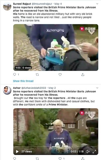Fact Check Of Uk Pm Boris Johnson Offering Tea To Reporters Post Covid 19 Recovery Old Video Of Boris Johnson Shared As Footage After Covid Recovery