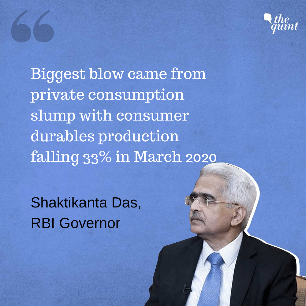 The RBI governor’s address comes just days after the Centre announced a Rs 20 lakh crore economic package.