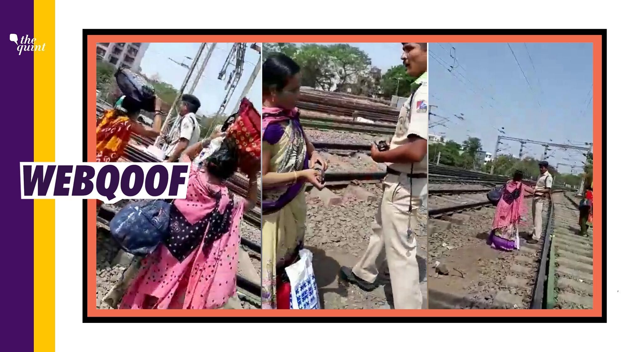 The video is from 2019 and it shows an RPF personnel accepting bribe from women bootleggers in Surat.