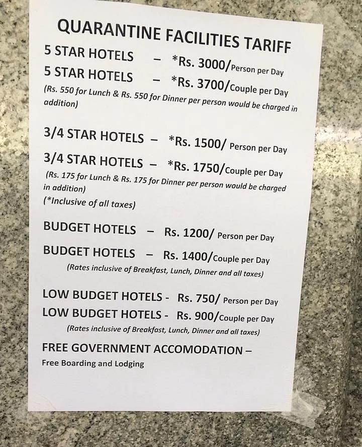 Tariffs offered in Bengaluru