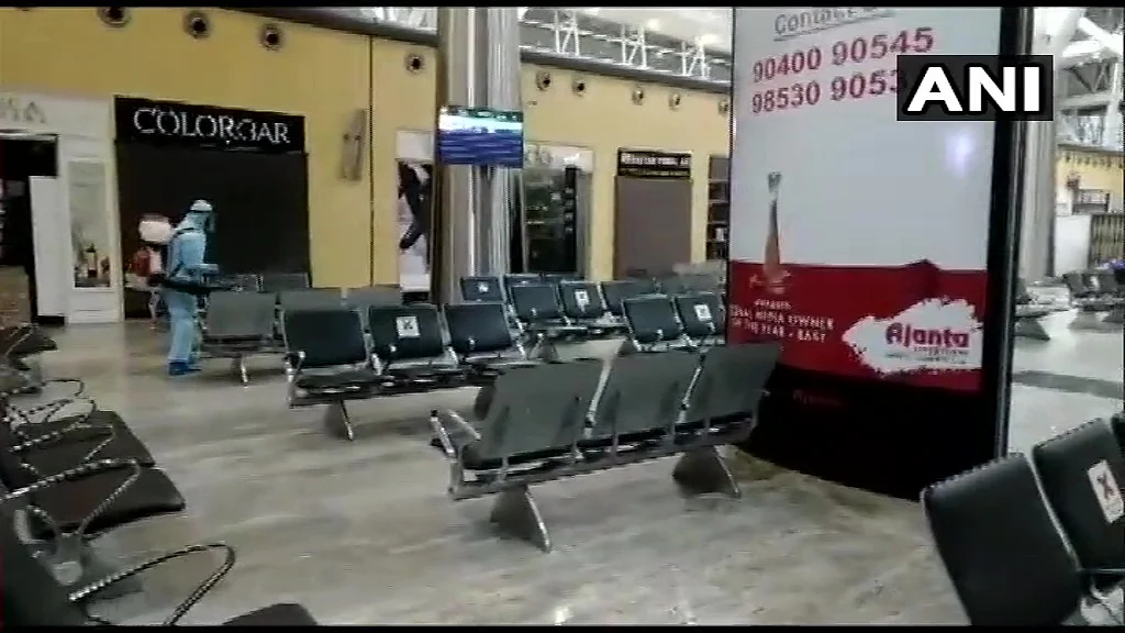Airport authorities are also making sure they santise the terminals regularly.