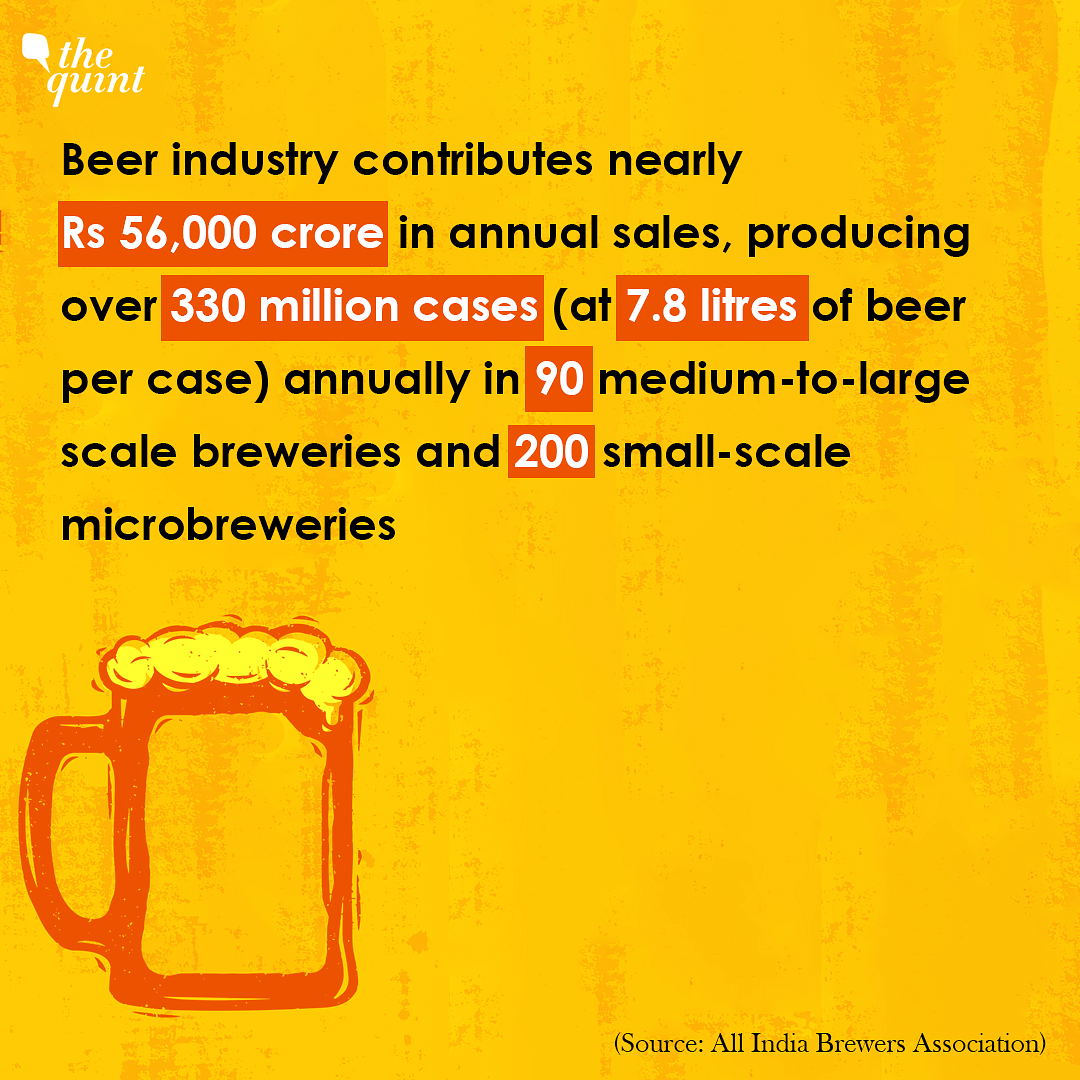 With the beer industry contributing approx Rs 56,000 crore in annual sales, the lockdown has hit the industry hard