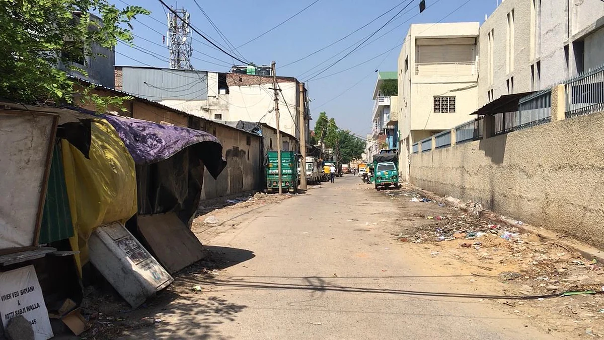The lanes of Okhla, generally buzzing with activity all the time are not silent.