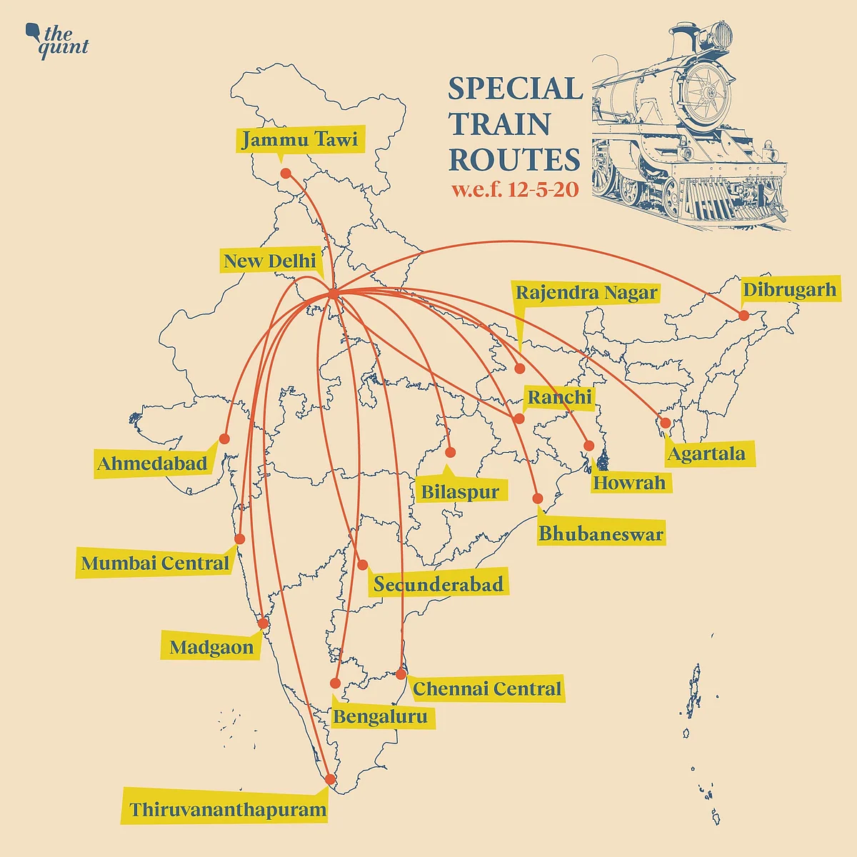 Amid Lockdown, Railways Starts Select Trains: Here’s the List