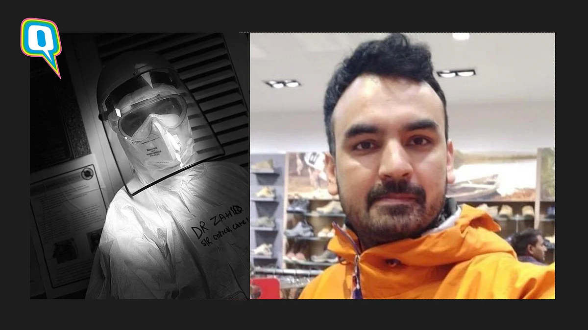 Dr Zahid Abdul Majeed, Senior resident at AIIMS