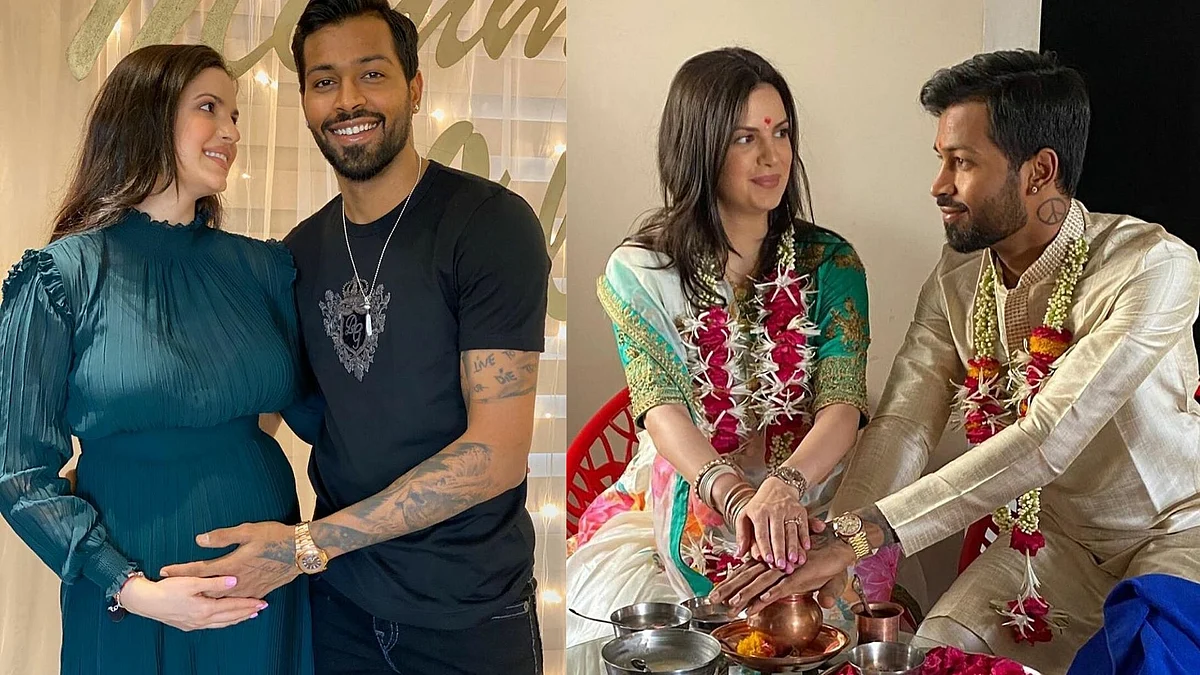 Hardik Pandya and fiance Natasa Stankovic announced last week that they were expecting their first child.